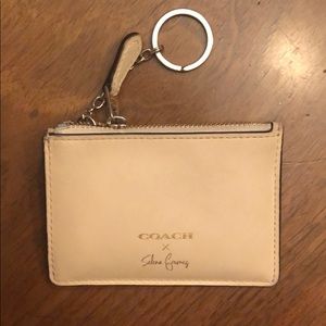 Coach X Selena Gomez keychain wallet